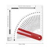 Knitting Gauge Converter Double Sided Clear Scale Knitting Stitch Counting