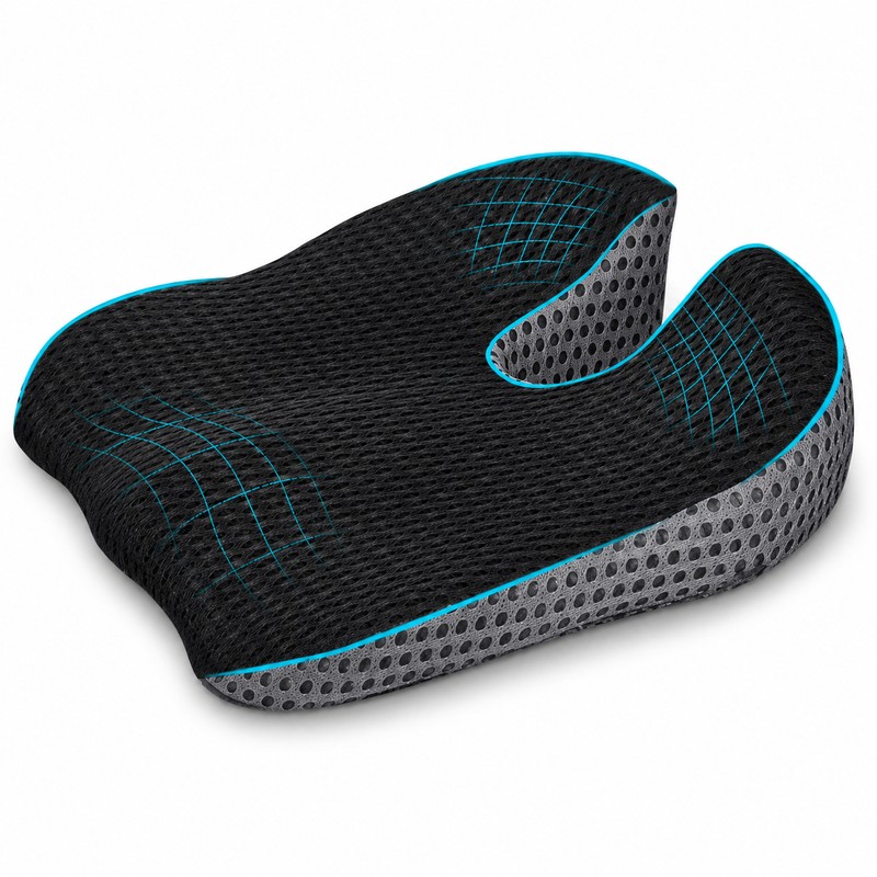 Memory Foam Car Seat Cushion for Driving – Wedge Height