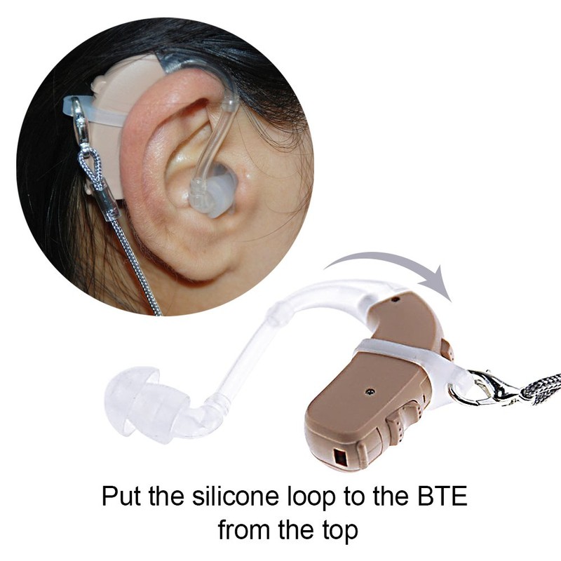 Hearing Aid Clip - Anti-Lost Hearing Aids Lanyard Protector BTE