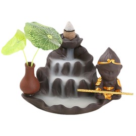 Zhongguoqiaomao Incense Holder Backflow Incense Burner Dragon Incense Burner Ceramic Home Decoration Incense Holder Backflow Incense Burner Waterfall Incense Cones for Home Decoration