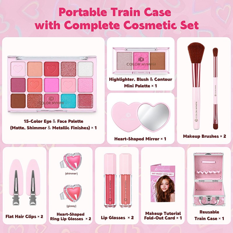 Girls Makeup Kit for Teens Make up Set for Beginners