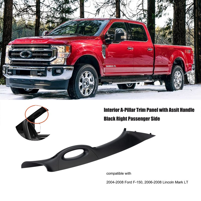Gelessy A Pillar Interior Trim Handle Right Passenger Side 4L3Z-1503598-AAA