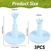 TIANXUAN 3 Pcs Golf Tees Height Adjustable Reusable Rubber Golf