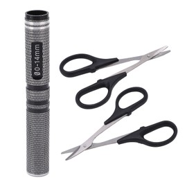 Universal RC Curved Scissors Kit 0‑14mm RC Car Hole Puncher Accessories for Remote Control Car Drone Black