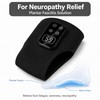 brenzo Wearable Foot & Ankle Massager with Heat & Vibration,Black