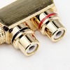 RHINORO (Pack of 2 Premium Copper RCA Right Angled Mono