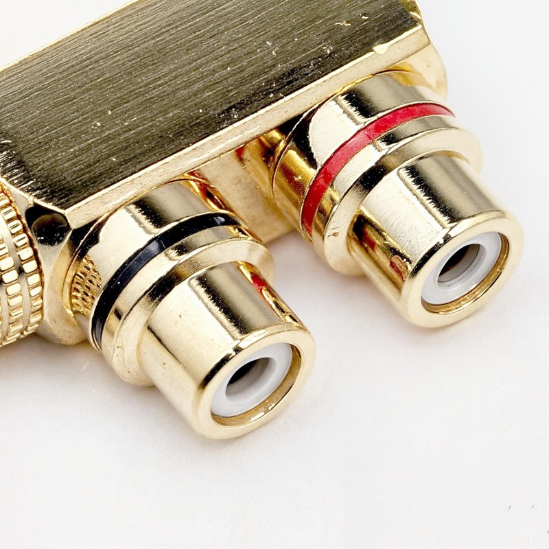 RHINORO (Pack of 2 Premium Copper RCA Right Angled Mono
