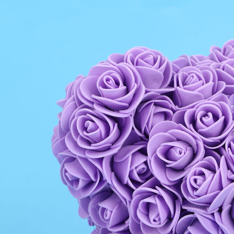 Beautiful Unique Bear Shape Simulation Flower Artificial Rose Decor Gift