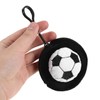 Veemoon Soccer Coin Purse 4 Pcs Plush Ball Pouch Mini