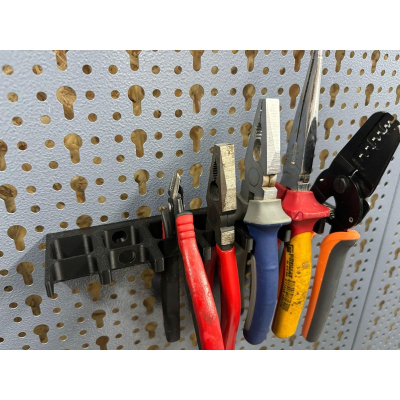 Pliers Wall Mount for 7 Pliers for Küpper Perforated Wall