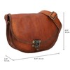 Gusti Handbag Leather – Pink Shoulder Bag Women's Vintage Brown