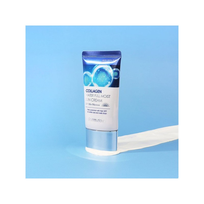 Farm Stay 팜스테이 콜라겐 워터 풀 모이스트 선크림 50g Farm