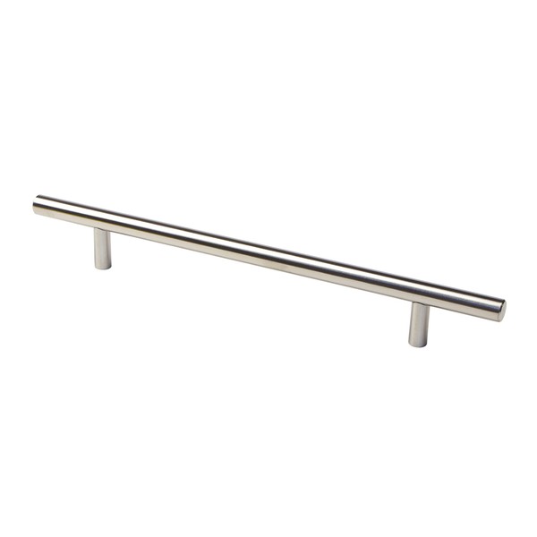 Gedotec® Rail Handle Brushed Stainless Steel Round Door Handle Railing