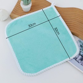 tallkeey Flannel Face Cloth, 4 Pack Cotton Flannels Face, Soft Face Flannels Toddler Flannels Quick Dry Reusable Microfiber Face Cloth Facial Cleansing Cloths