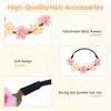 6 Piece Flower Wreath Hair Set, Hair Accessories Girls for