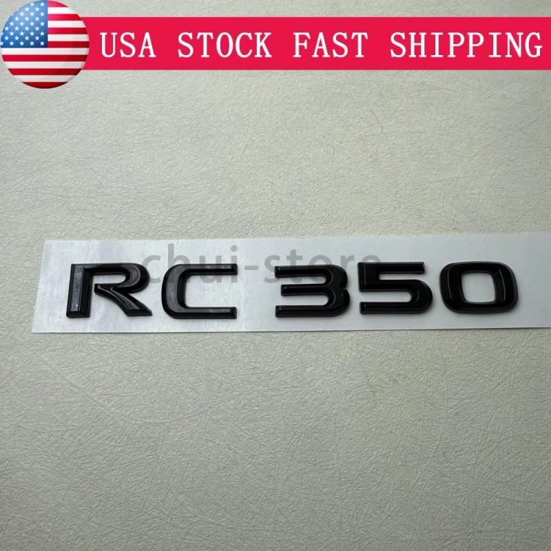 For RC350 RC 350 Letter Trunk Lid Badge Emblem Car