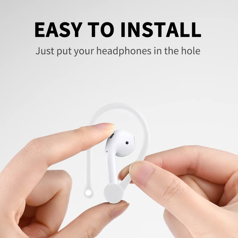 Ear Hooks for AirPods Pro,AirPods 3,2,1.Anti-Slip,Comfortable Fit,Ergonomic and Durable,Perfect for