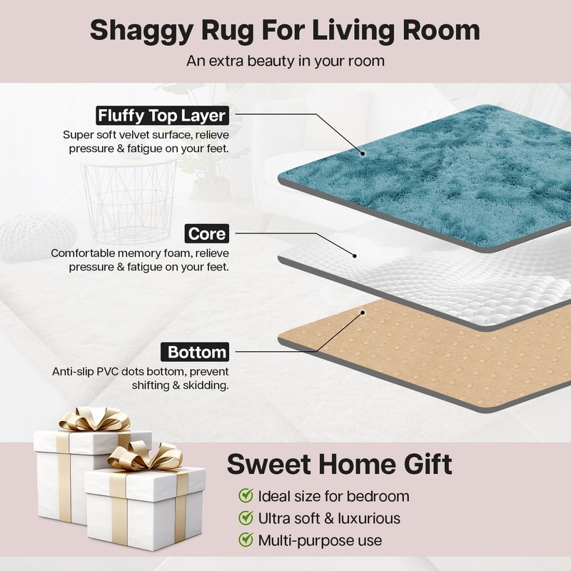 Aspire Homeware Rugs Living Room Small 50cm x 80 cm