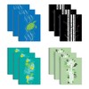 New Leaf Paper Large Spiral Bound Designer Notebooks, Pack of