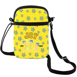 MEIKIUP Joy Character Crossbody Bag Emotinal Cartoon Movie Inspired Gift All The Feelings Shoulder Bag (CA Joy CB)