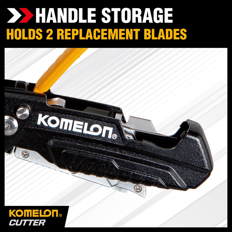 Komelon Folding 2-N-1 Utility Knife & Scraper
