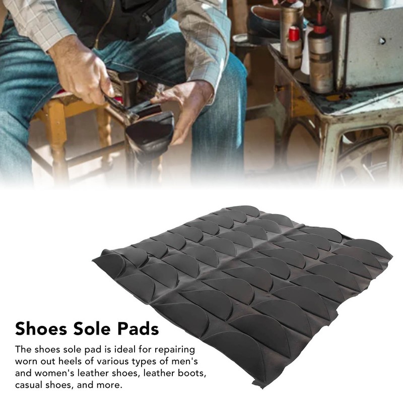 36Pcs Sole Repair Pad Rubber Anti Wear Skid Resistance Easy