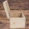 Small Rectangular Wooden Box with Lid | 16 x 12
