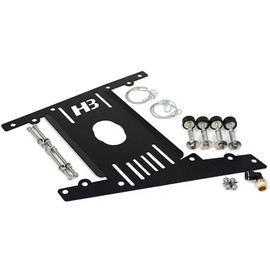 HornBlasters Shocker XL Mounting Plate – Bracket for 4 Shocker XL Train Horns (Horns Only), Fits Spare Tire Location on Full-Size Trucks