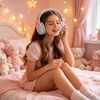 GAICHION Cute Silicone Bow Headphone Accessories, 2 Pack 3D Bow