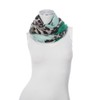Majea Women's Loop Scarf, Various Colours, Fashionable - Green 14,
