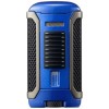 Colibri Apex Single Jet Flame Cigar Lighter - Black and Blue - New