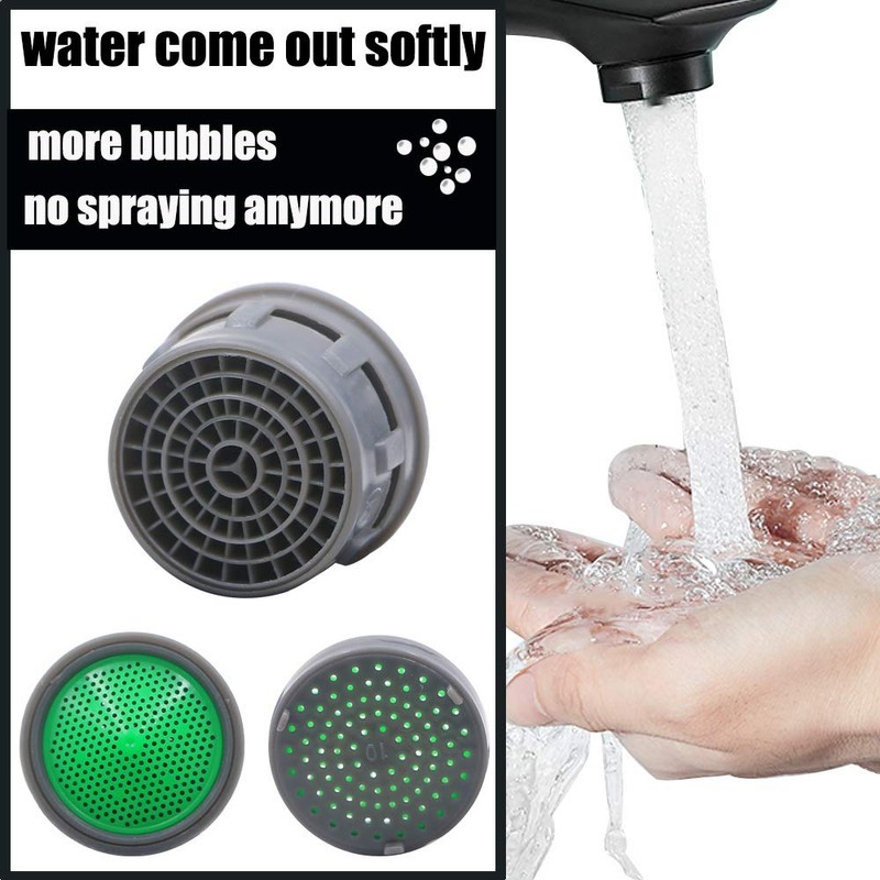 Kaileyouxiangongsi 4.5 GPM Flow Restrictor Insert Faucet Aerators, Standard Size,