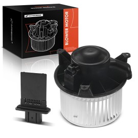 A-Premium HVAC Heater Blower Motor and Resistor Assembly Compatible with Nissan Vehicles - Titan 2004-2015, Armada 2005-2007 - Front, with Fan Cage, Replace# 271505Z000, 31558012100, 2-PC Set