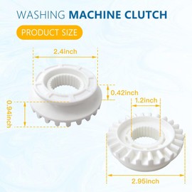 JRSHOME Upgraded 4588013, PS11729473 Washer Clutch Replacement for General Electric GTW525ACP0WB, GTW680BPL0DG, GTW680BPL1DG