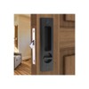 HOCONNIE Pocket Door Handle with Key Sliding Door Lock Keyed