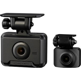 Comtec ZDR043 Dash Camera, 2 Front and Rear Cameras, Compact, 2 Megapixels, Front and Rear Pixels, Full HD, GPS, 32GB MicroSD Card Included, Following Vehicle Approach Notification, Parking Monitoring Function, Fast Startup, LCD
