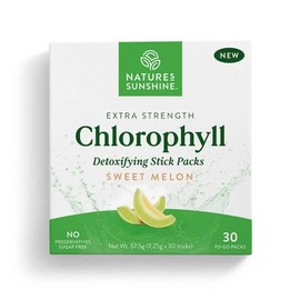 Nature's Sunshine Extra Strength Chlorophyll Sweet Melon 30 Stick Packs