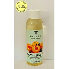 HERMES APRICOT KERNEL OIL by HERMES ORGANIC COLD PRESSED 2 oz