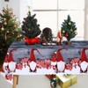 Christmas Tablecloth, 180 x 150 cm Rectangular Long Christmas Tablecloth