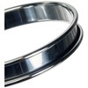 De Buyer Circular Tart Frame with Rolled Edge, Stainless Steel,