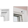 C.R. LAURENCE CNRCLP1 CRL White TrimQuick Corner Clip for TQ356W Vinyl Window Casing