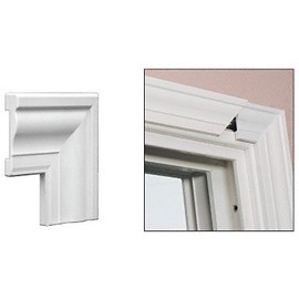 C.R. LAURENCE CNRCLP1 CRL White TrimQuick Corner Clip for TQ356W Vinyl Window Casing