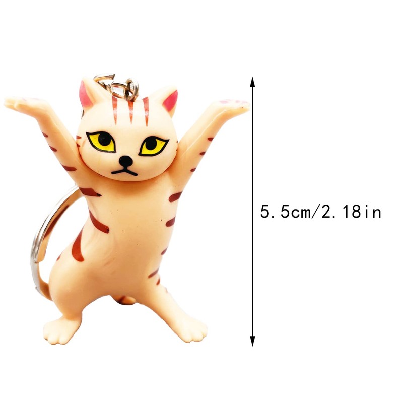 Shining crown Cat Keychain, Cute Cat Keyring, Cartoon Magical Cat