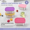 Tanjiae 4Pack Small (1 CUP) 8oz Stainless Steel Snack Containers