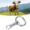 Cattle Nose Clip, Lightweight Anti-Corrosion Spring Stainless Steel for Agriculture
