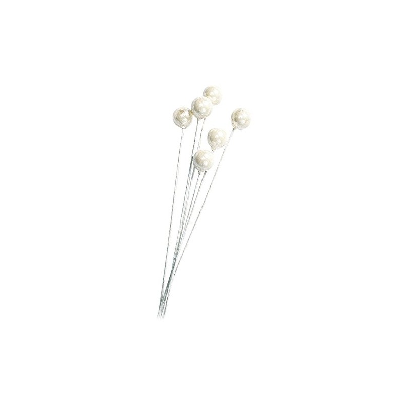 Earth Farms Flower Wrapping Pearl Pick, Medium 10 mm (Pack of