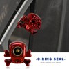 ZNDAW 4 PCS Skull Style Tire Valve Stem Caps, Dustproof