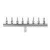 Stainless Steel Fish Tank Air Pump Splitter Distributor Aquarium Oxygen