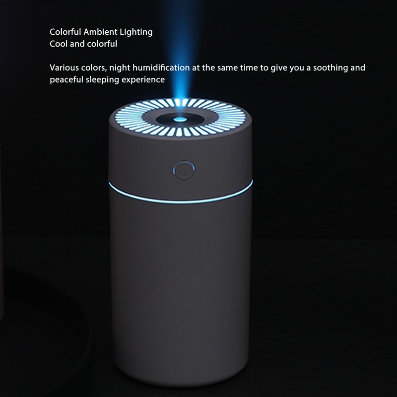 Portable Small Humidifier Silent USB Desktop Humidifier with Colorful Night
