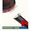 iolory 13.12Ft Automotive Weather Stripping,Rainproof Dustproof Car Window Trim Seal
